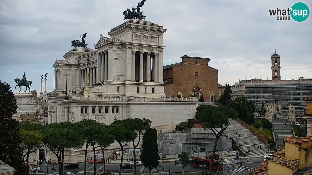Rome Livecam – Vittoriano webcam – Autel de La Patrie