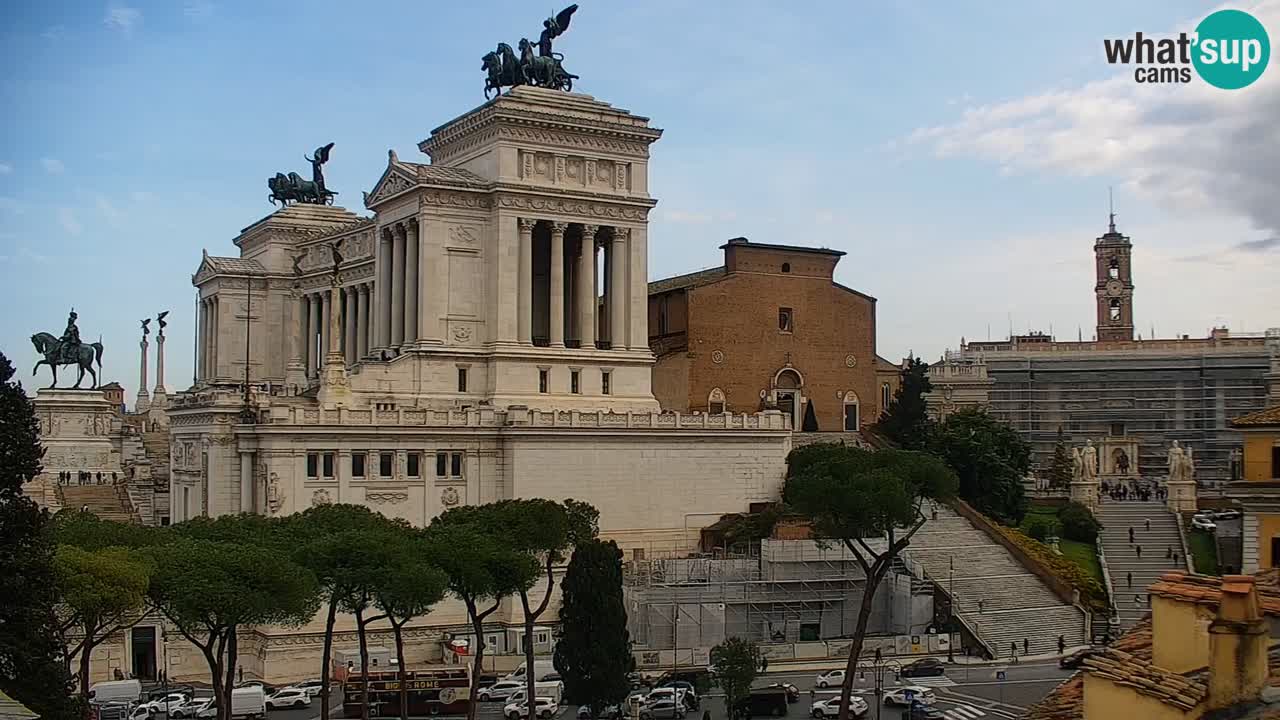 Rome Livecam – Vittoriano webcam – Autel de La Patrie