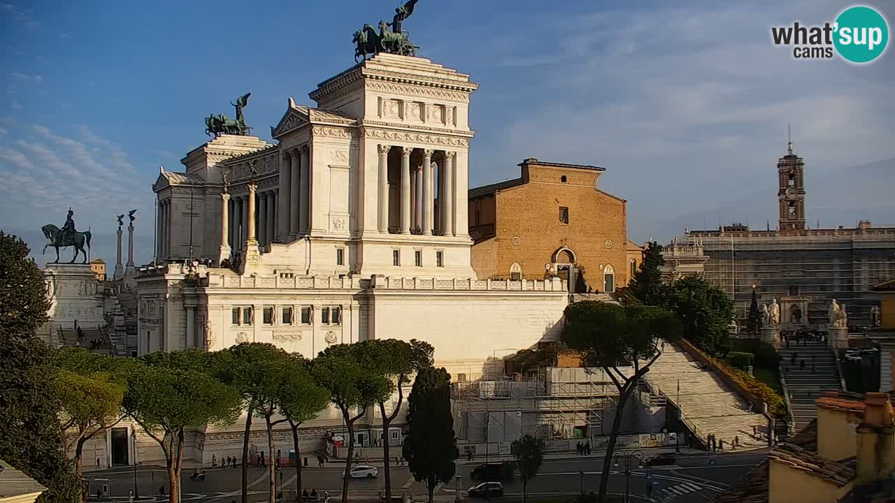 Rome Livecam – Vittoriano webcam – Autel de La Patrie