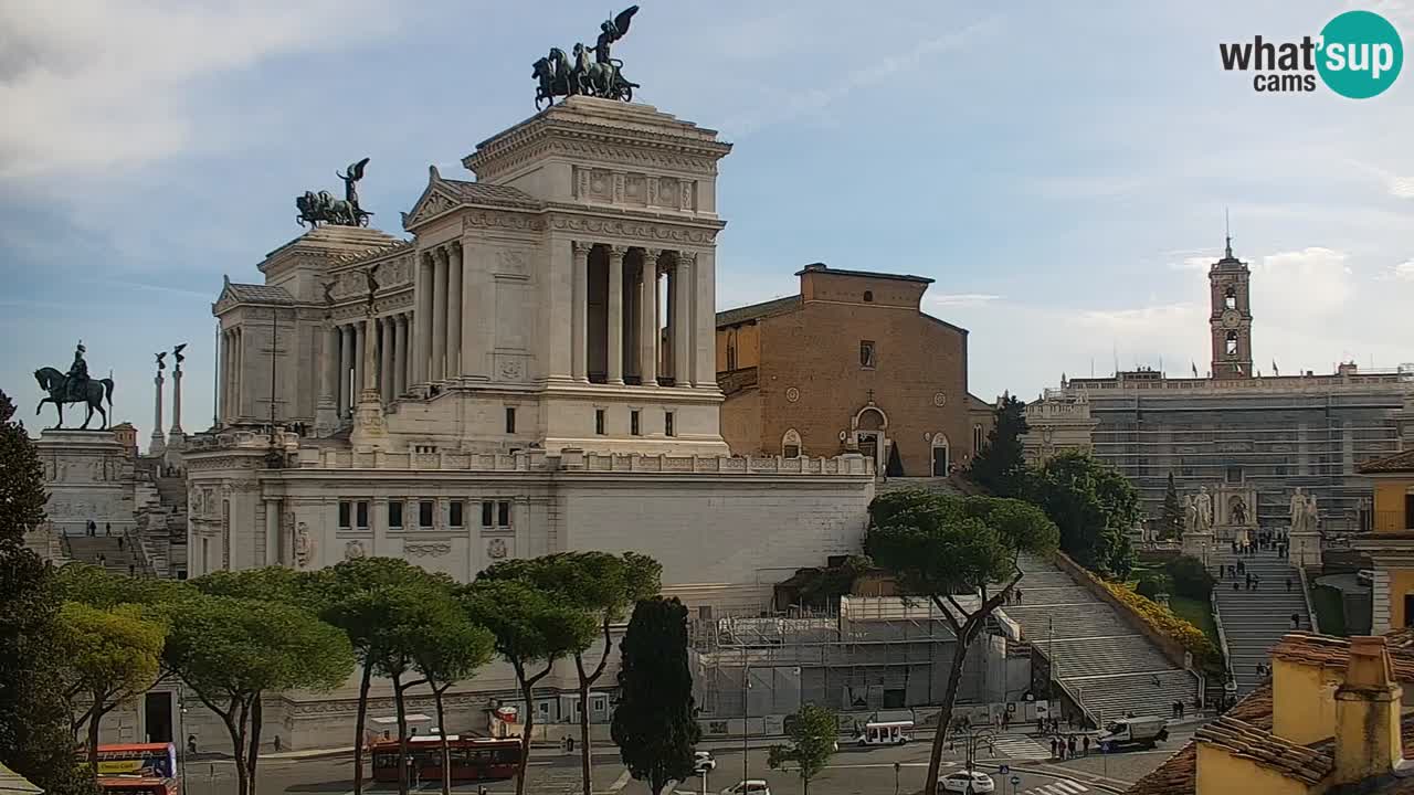 Rome Livecam – Vittoriano webcam – Altare della Patria