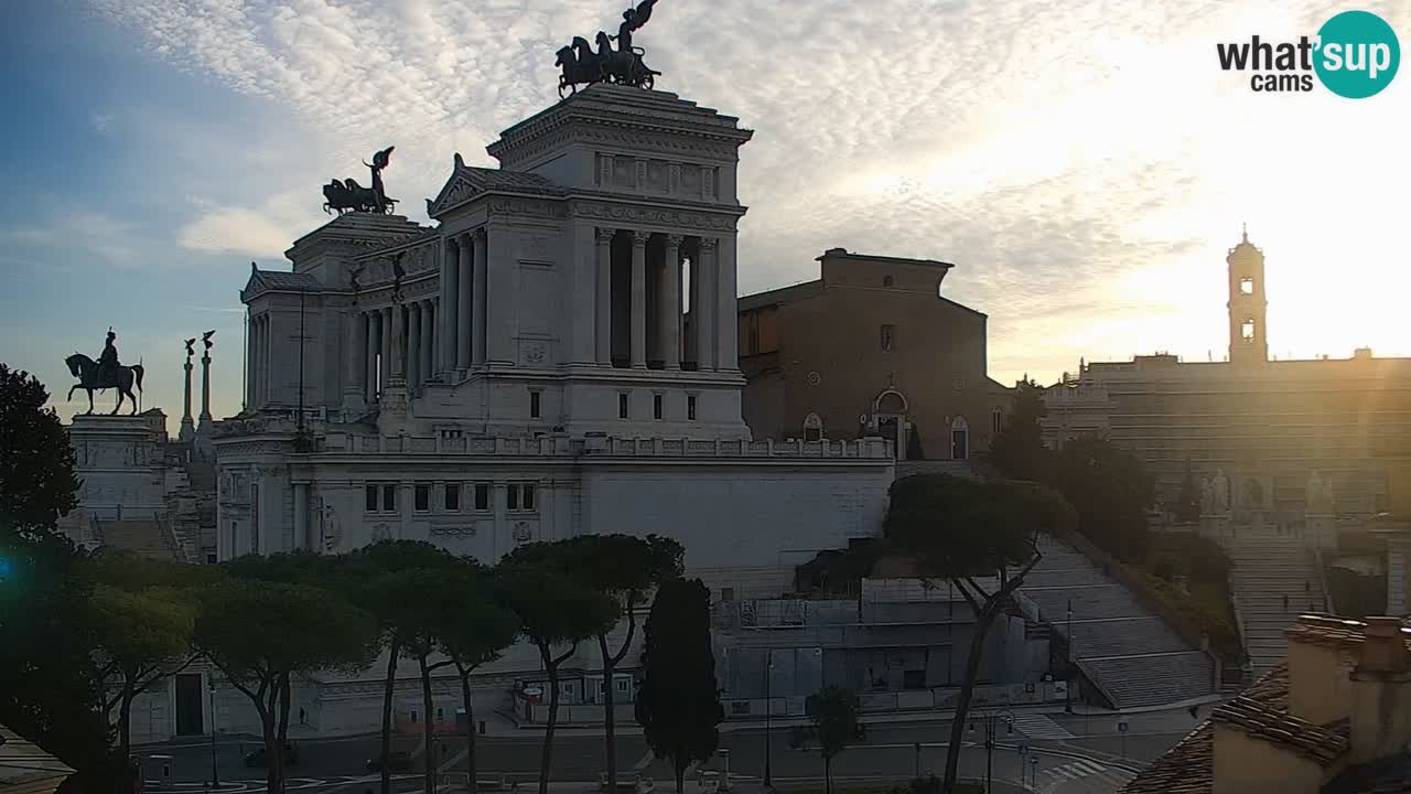 Rome Livecam – Vittoriano webcam – Altare della Patria