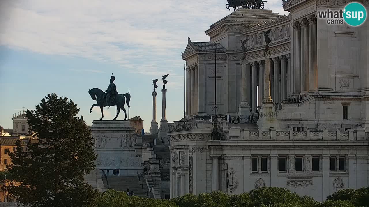 Rome Livecam – Vittoriano webcam – Altare della Patria