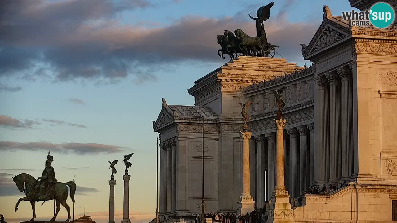 Rome Livecam – Vittoriano webcam – Altare della Patria