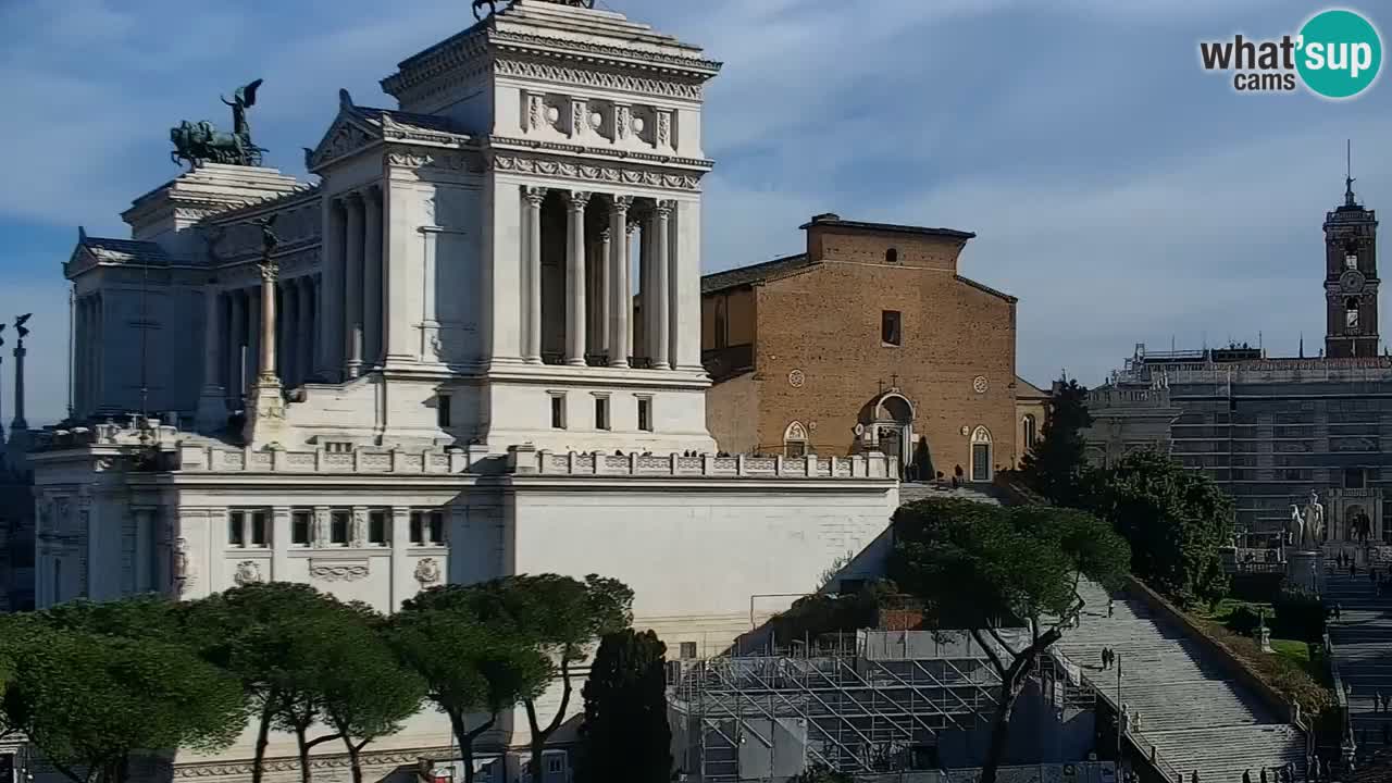 Rim Spletna kamera – Vittoriano – Oltar domovine