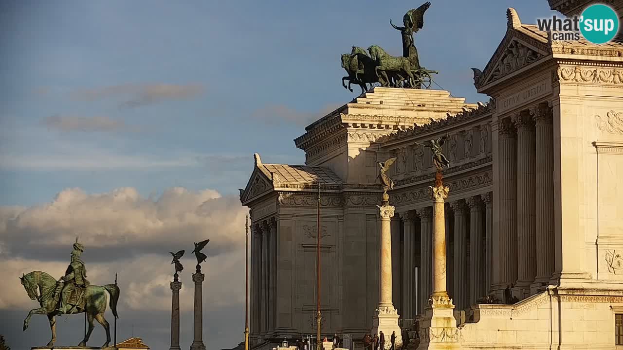 Rim Spletna kamera – Vittoriano – Oltar domovine