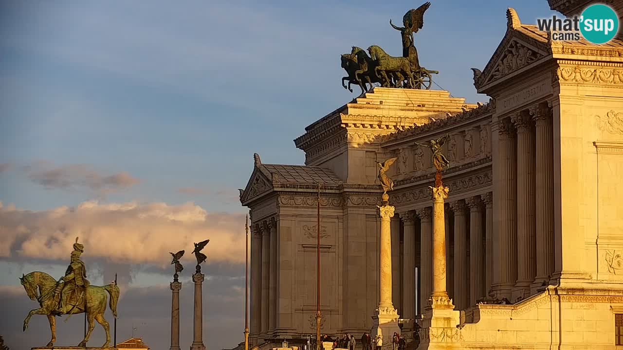 Roma Camera en vivo – Vittoriano webcam – Altare della Patria