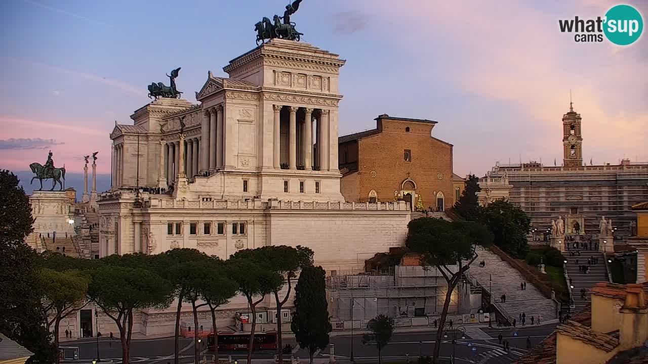 Rim Spletna kamera – Vittoriano – Oltar domovine