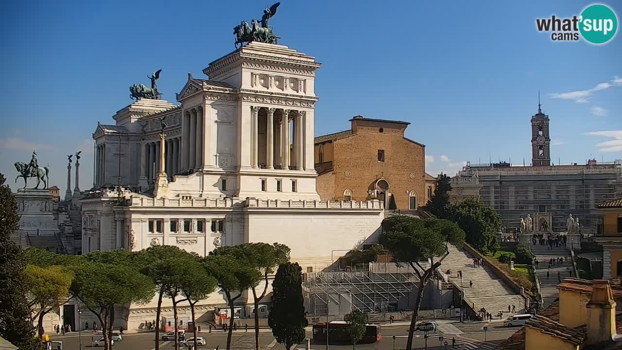 Roma Camera en vivo – Vittoriano webcam – Altare della Patria