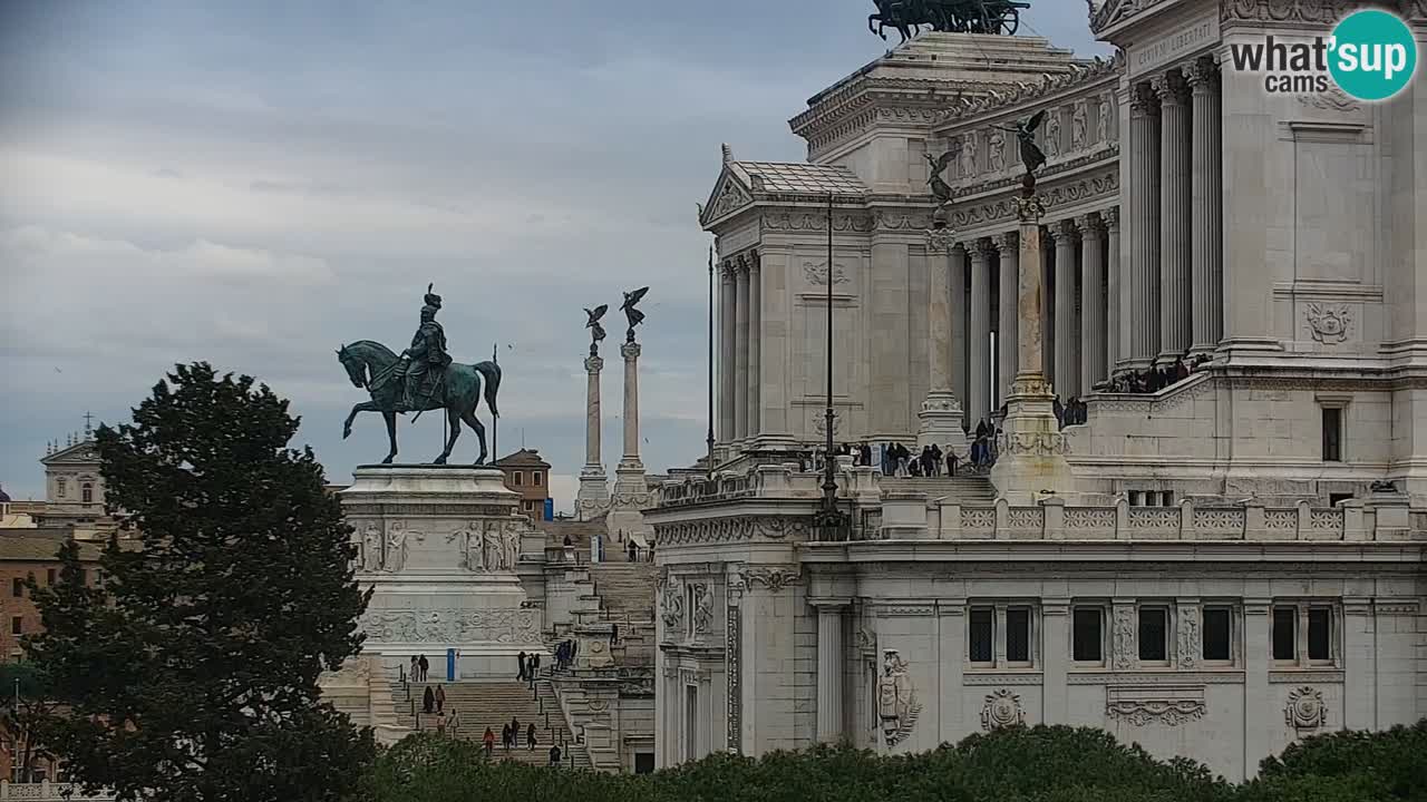 Rome Livecam – Vittoriano webcam – Altare della Patria