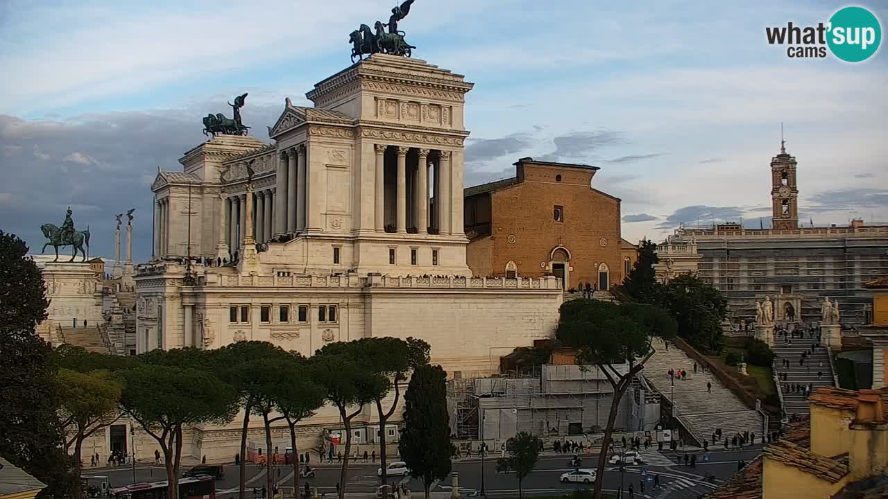Rome Livecam – Vittoriano webcam – Altare della Patria