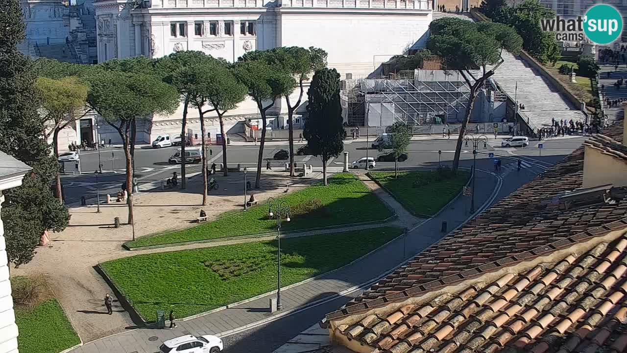 Rome Livecam – Vittoriano webcam – Autel de La Patrie