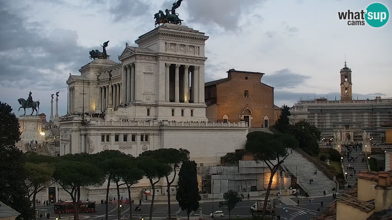 Rome Livecam – Vittoriano webcam – Altare della Patria