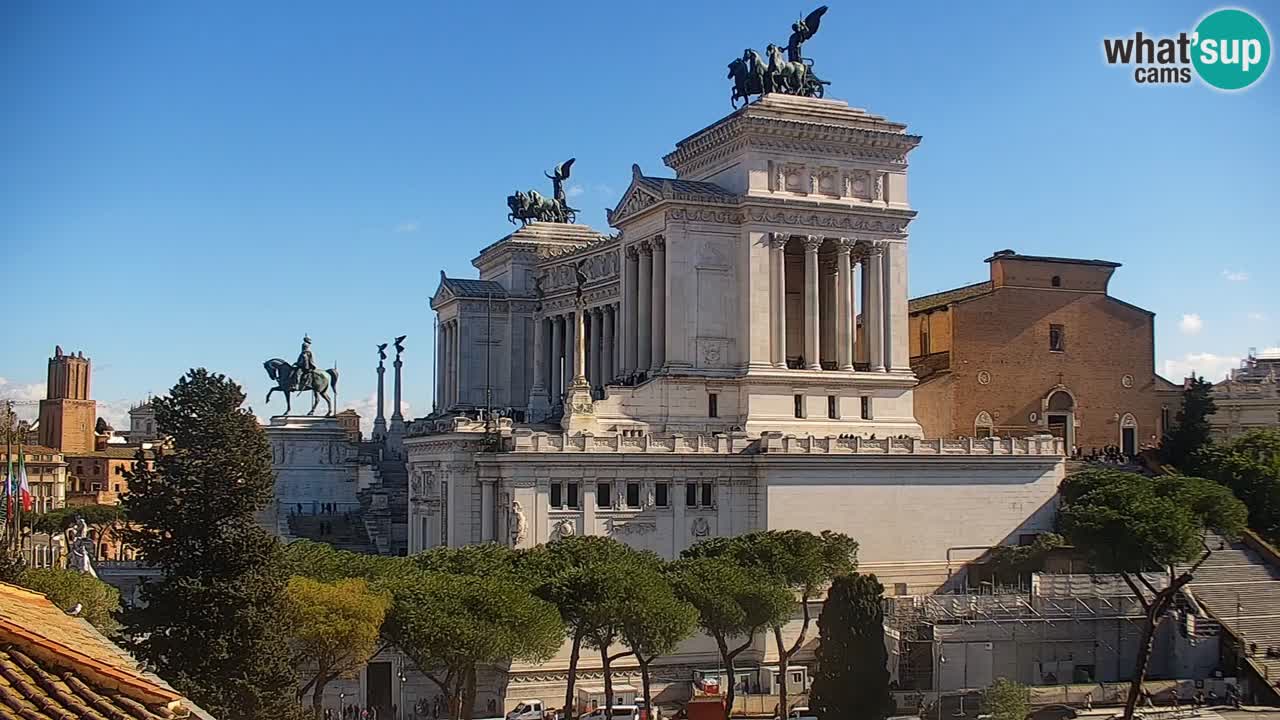 Rim Spletna kamera – Vittoriano – Oltar domovine