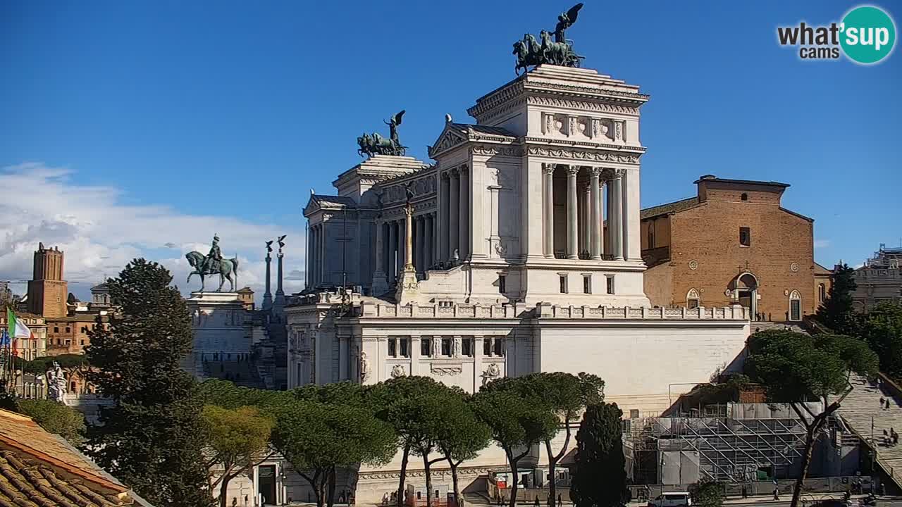 Rome Livecam – Vittoriano webcam – Altare della Patria