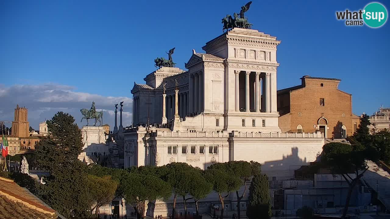 Rim Spletna kamera – Vittoriano – Oltar domovine