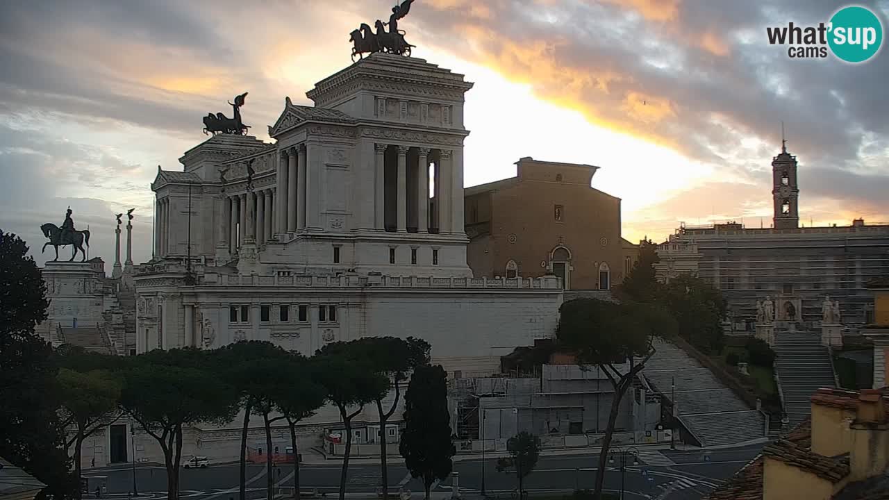 Rim Spletna kamera – Vittoriano – Oltar domovine