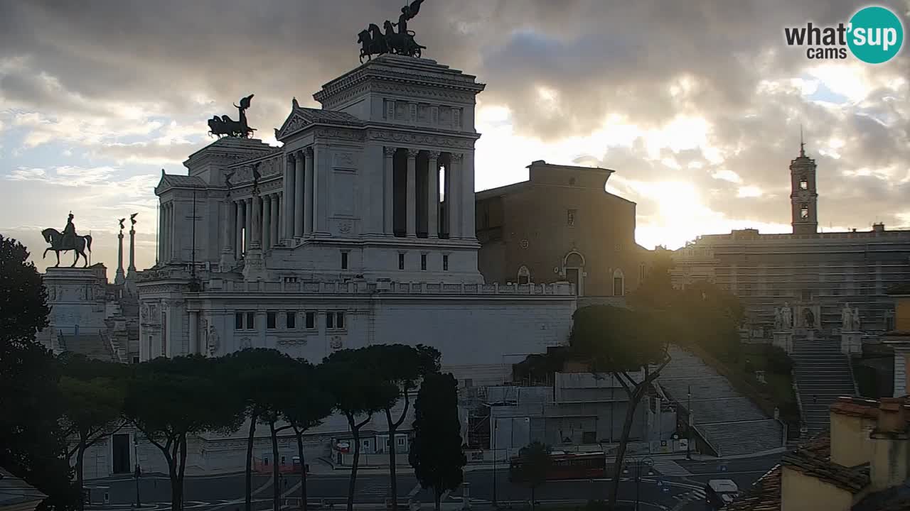 Rim Spletna kamera – Vittoriano – Oltar domovine