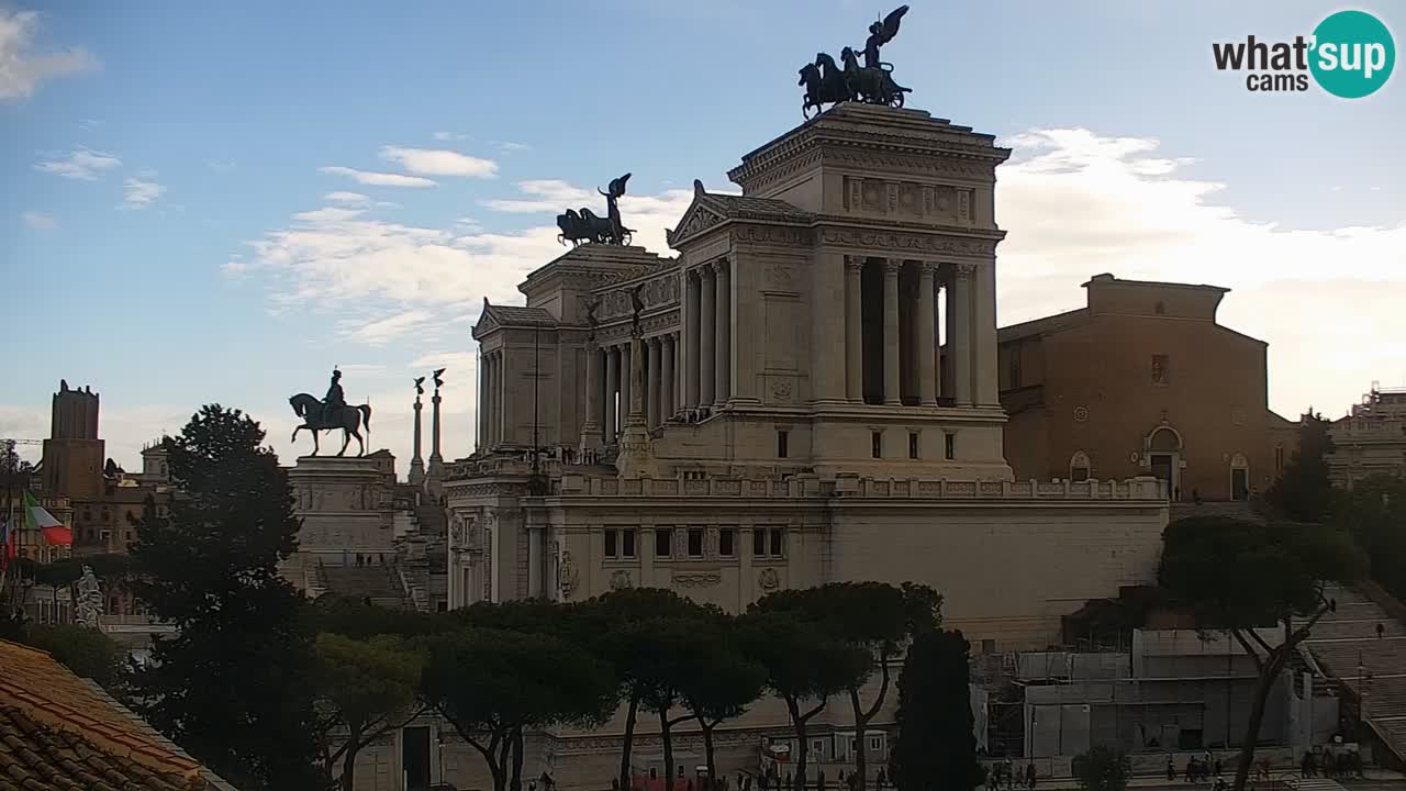 Rome Livecam – Vittoriano webcam – Autel de La Patrie