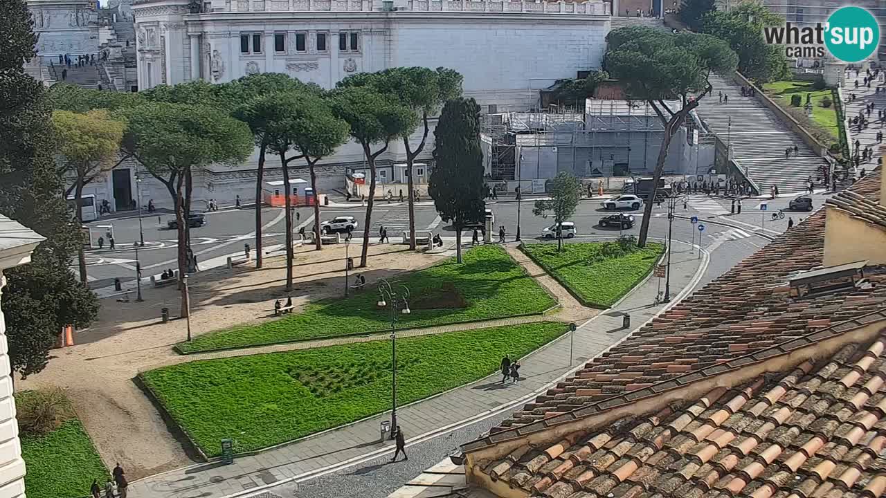 Rome Livecam – Vittoriano webcam – Altare della Patria