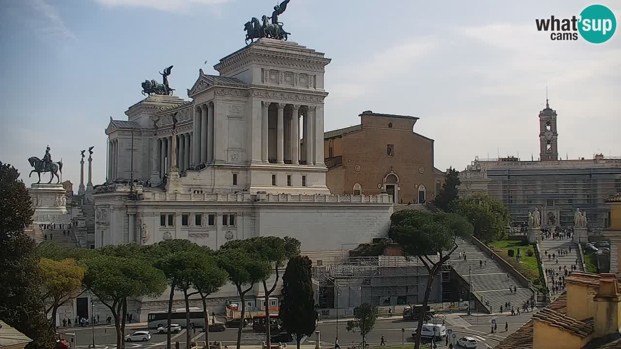 Rome Livecam – Vittoriano webcam – Altare della Patria