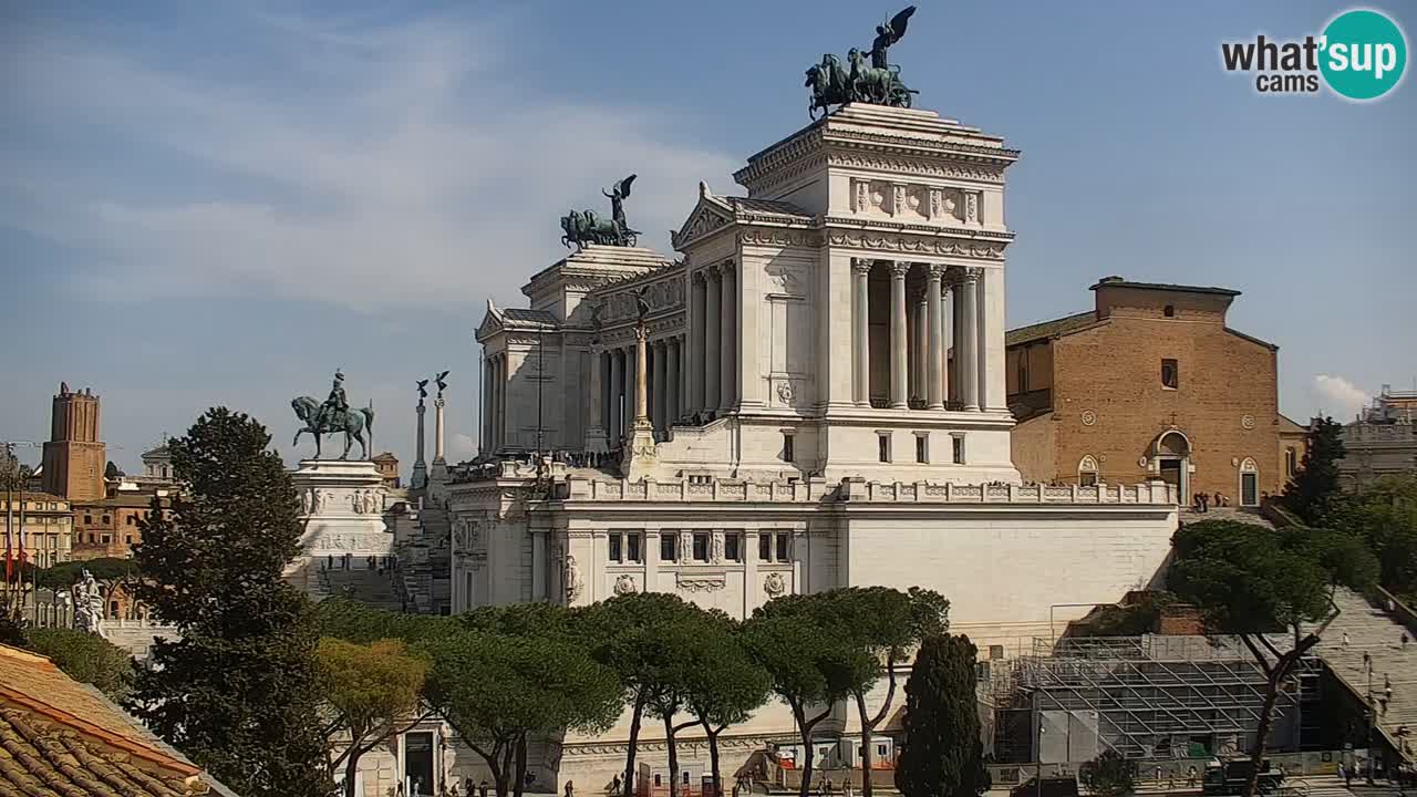 Rome Livecam – Vittoriano webcam – Altare della Patria