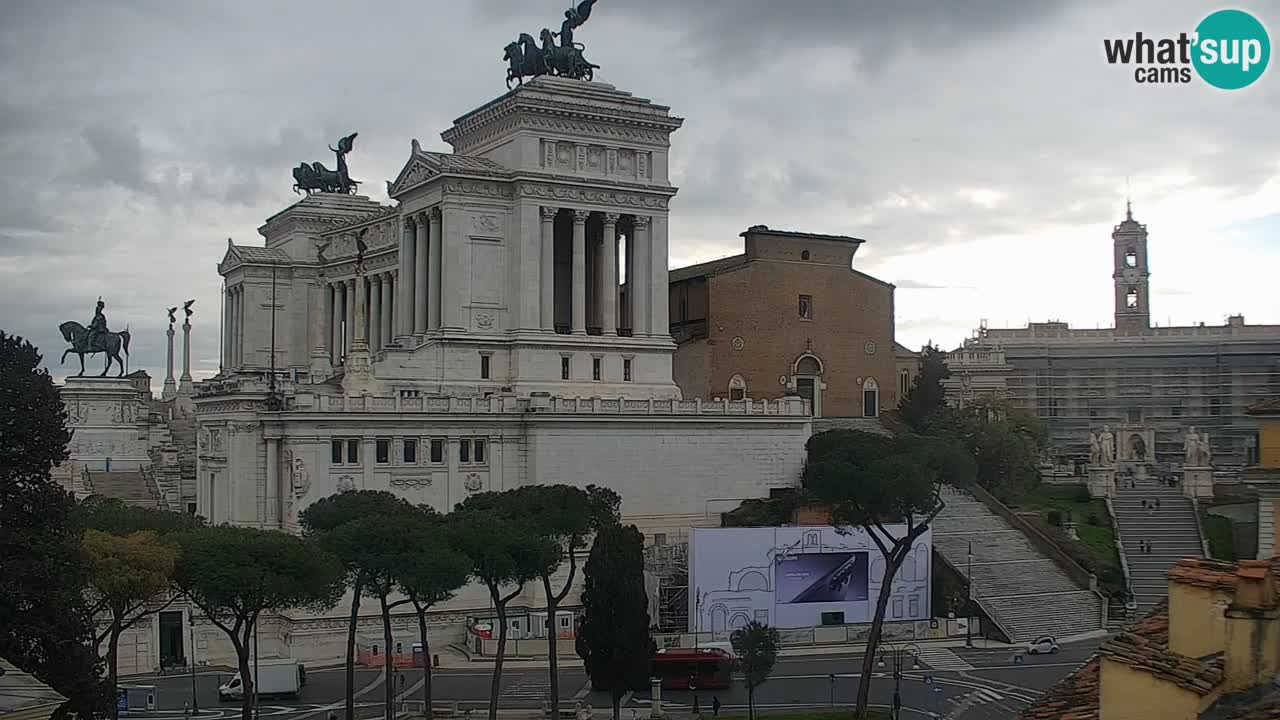 Rome Livecam – Vittoriano webcam – Autel de La Patrie