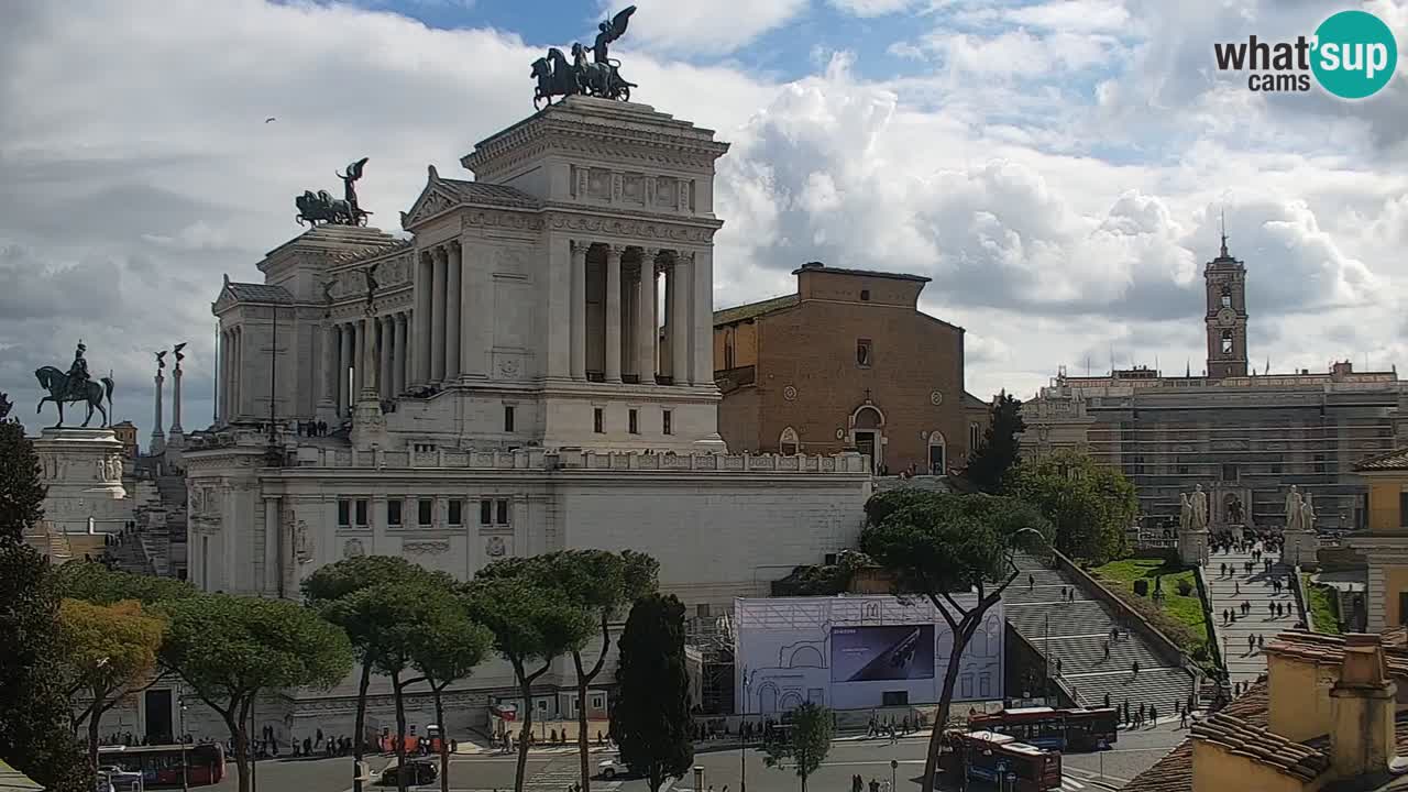 Roma Livecam – Vittoriano webcam – Altare della Patria