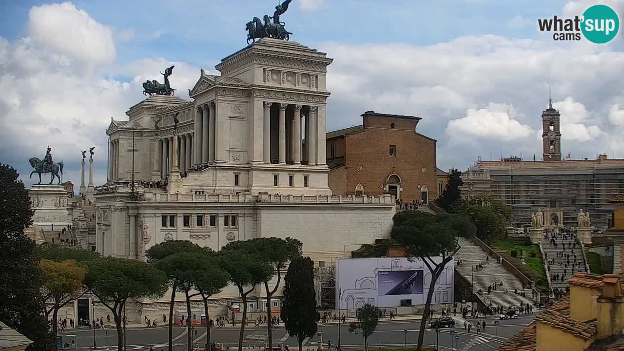 Rim Spletna kamera – Vittoriano – Oltar domovine