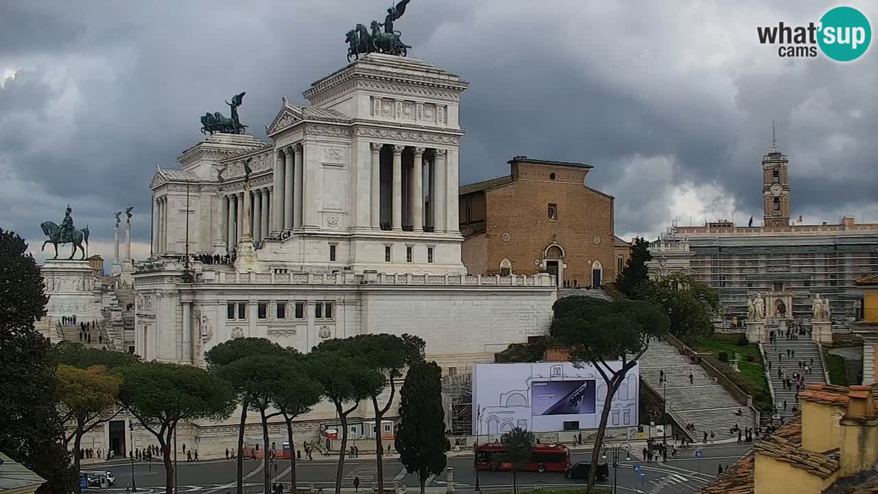 Rome Livecam – Vittoriano webcam – Altare della Patria