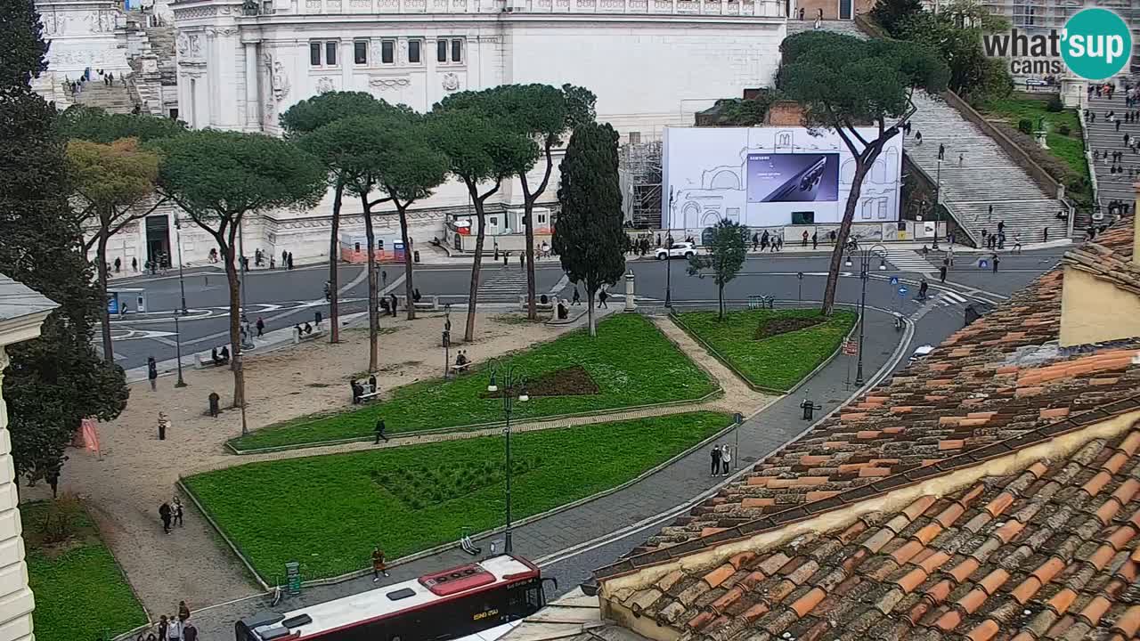 Roma Livecam – Vittoriano webcam – Altare della Patria