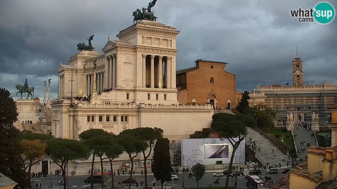 Rim Spletna kamera – Vittoriano – Oltar domovine