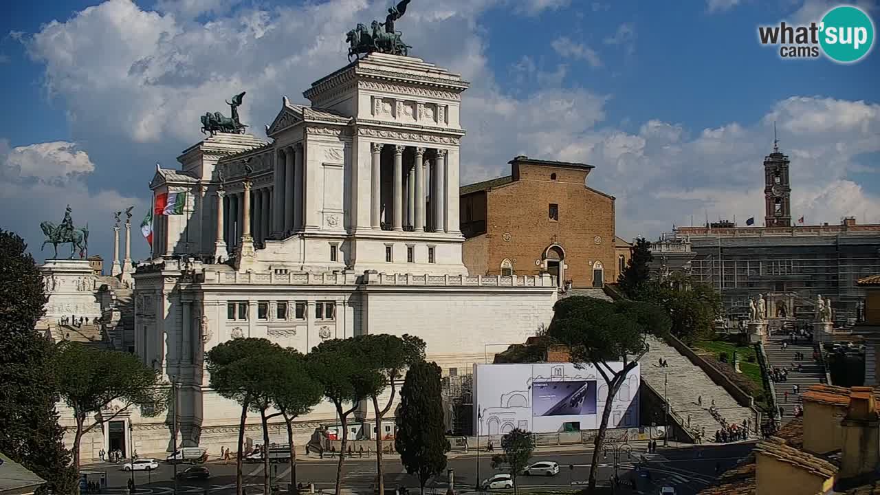Rome Livecam – Vittoriano webcam – Altare della Patria