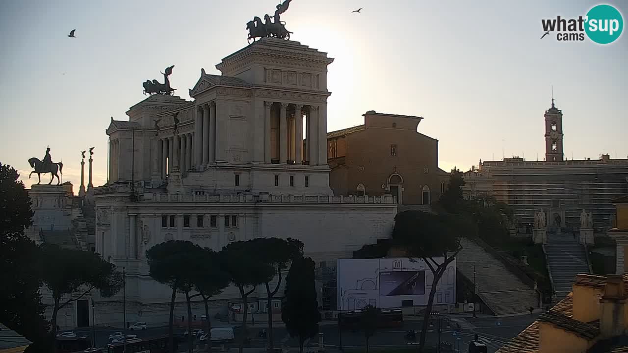 Rome Livecam – Vittoriano webcam – Autel de La Patrie