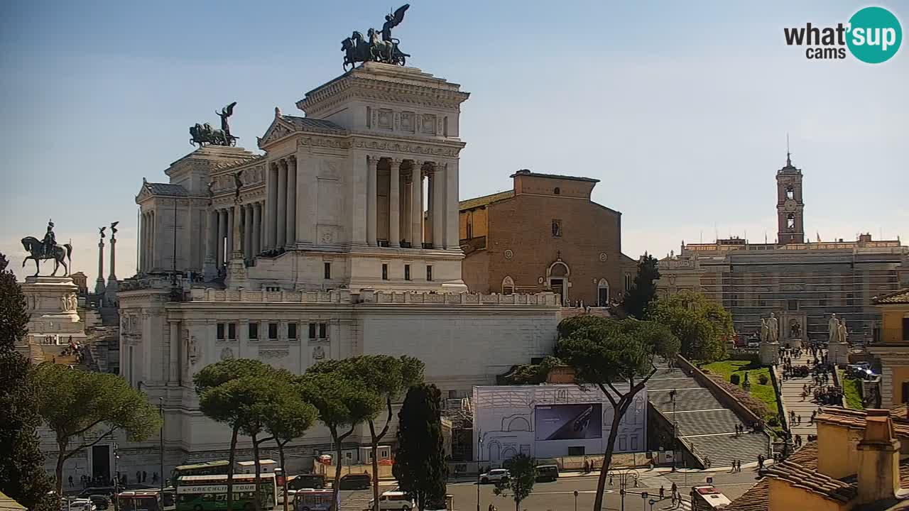 Roma Livecam – Vittoriano webcam – Altare della Patria
