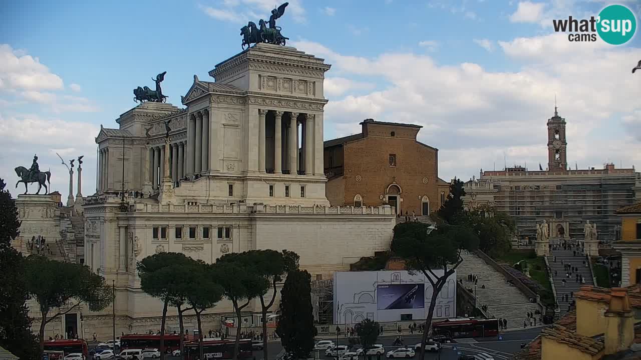 Rome Livecam – Vittoriano webcam – Altare della Patria