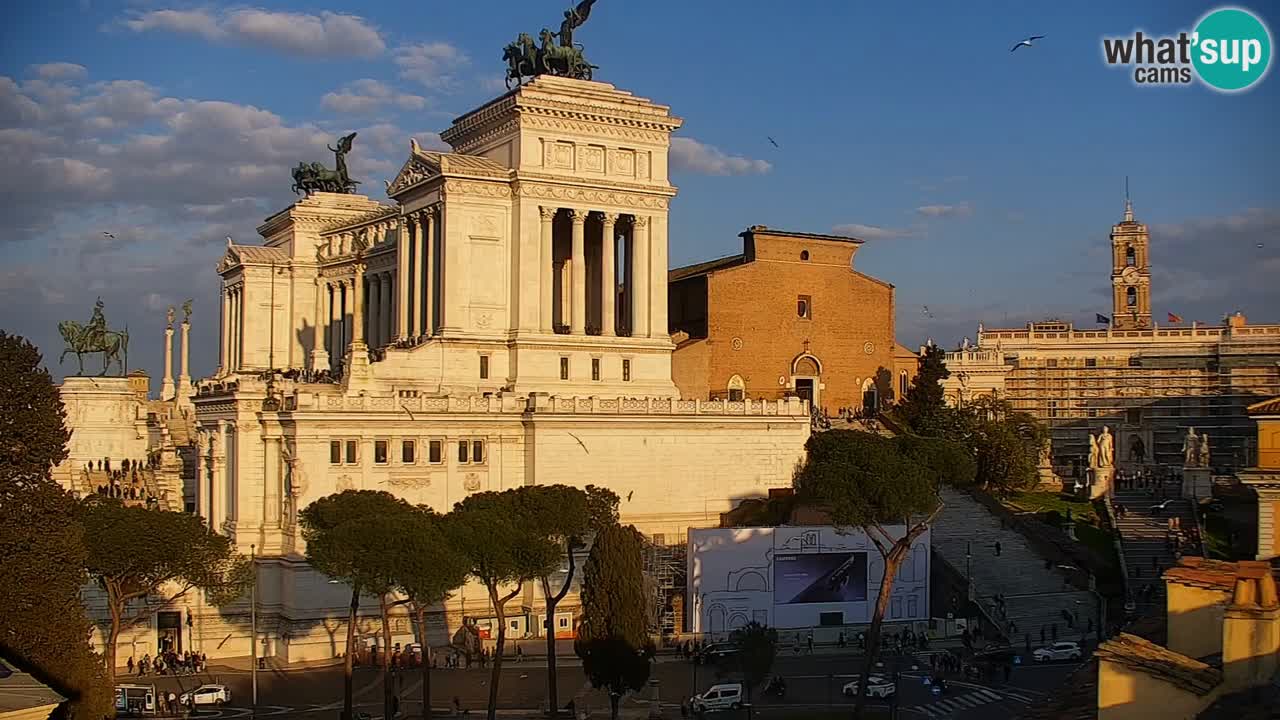 Rim Spletna kamera – Vittoriano – Oltar domovine