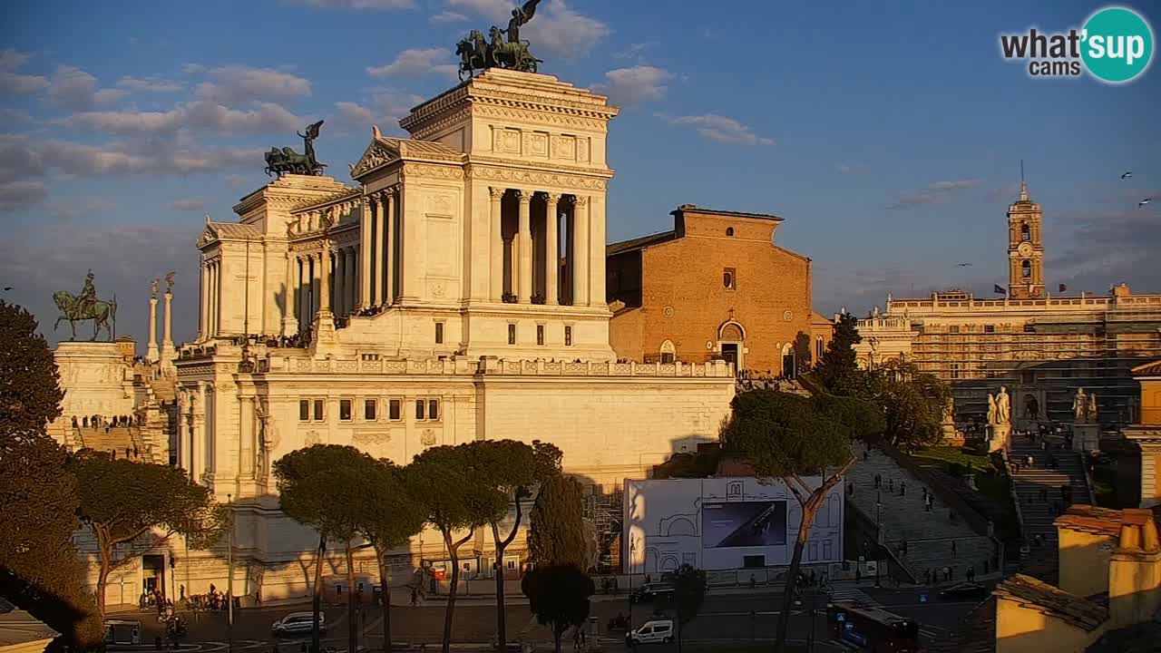 Rome Livecam – Vittoriano webcam – Altare della Patria