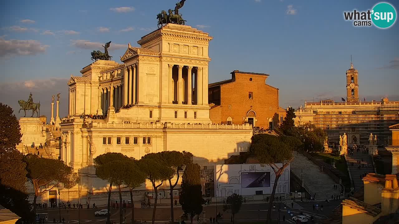 Rome Livecam – Vittoriano webcam – Altare della Patria