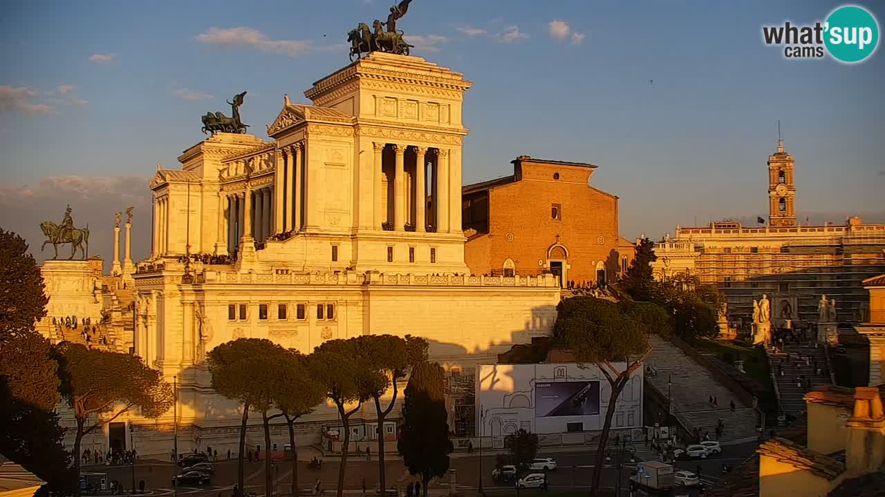 Rome Livecam – Vittoriano webcam – Altare della Patria