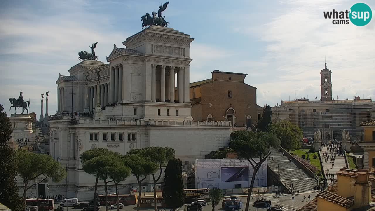 Rome Livecam – Vittoriano webcam – Autel de La Patrie