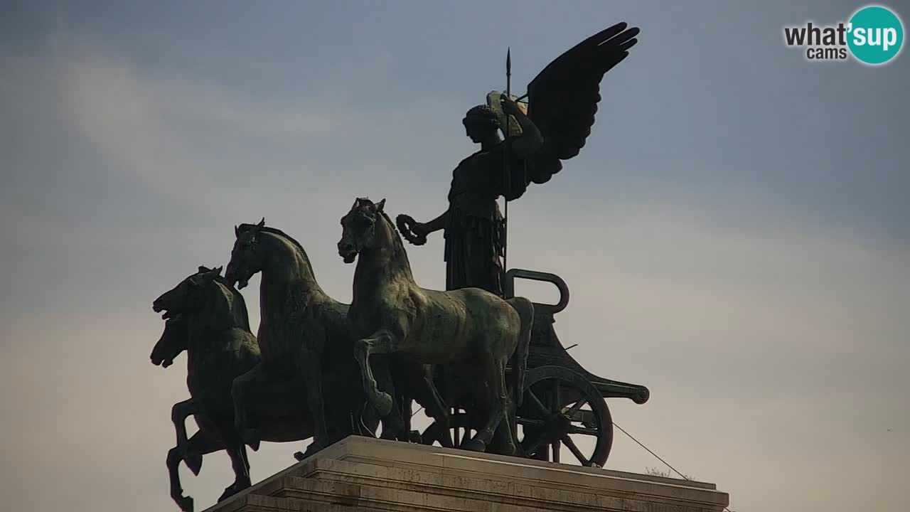Rome Livecam – Vittoriano webcam – Altare della Patria
