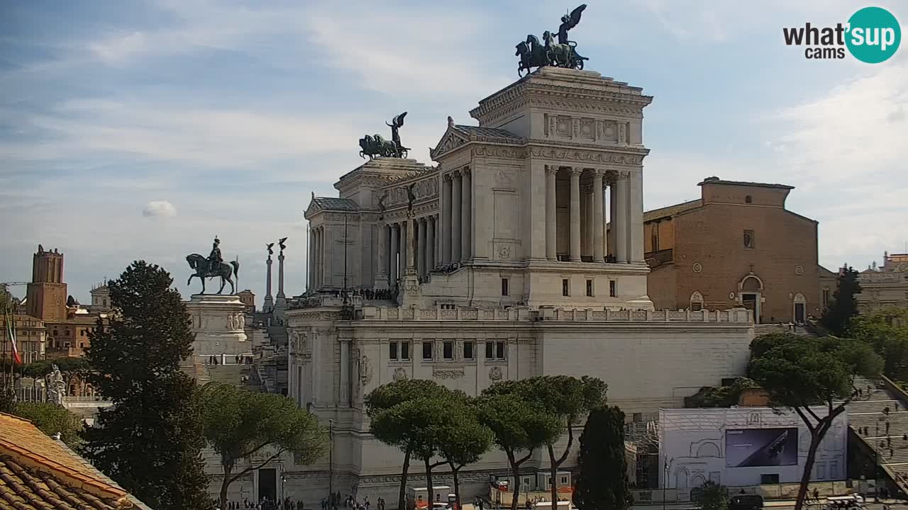 Rome Livecam – Vittoriano webcam – Altare della Patria