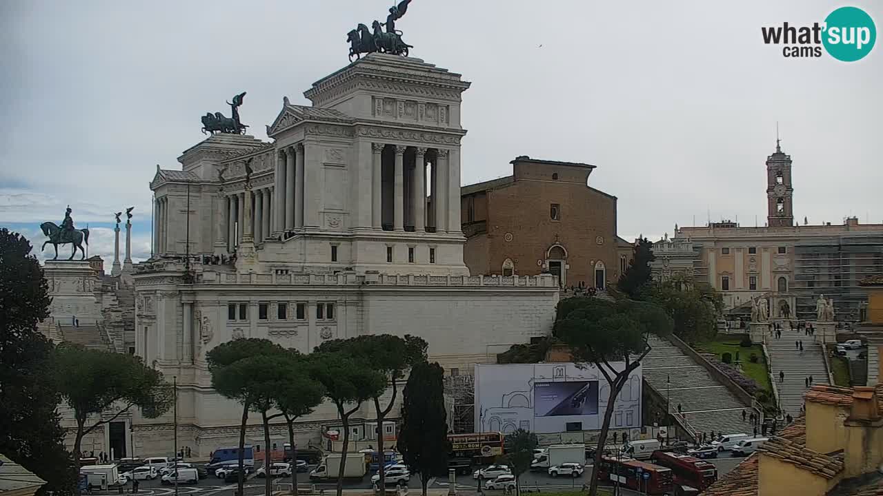 Rome Livecam – Vittoriano webcam – Altare della Patria