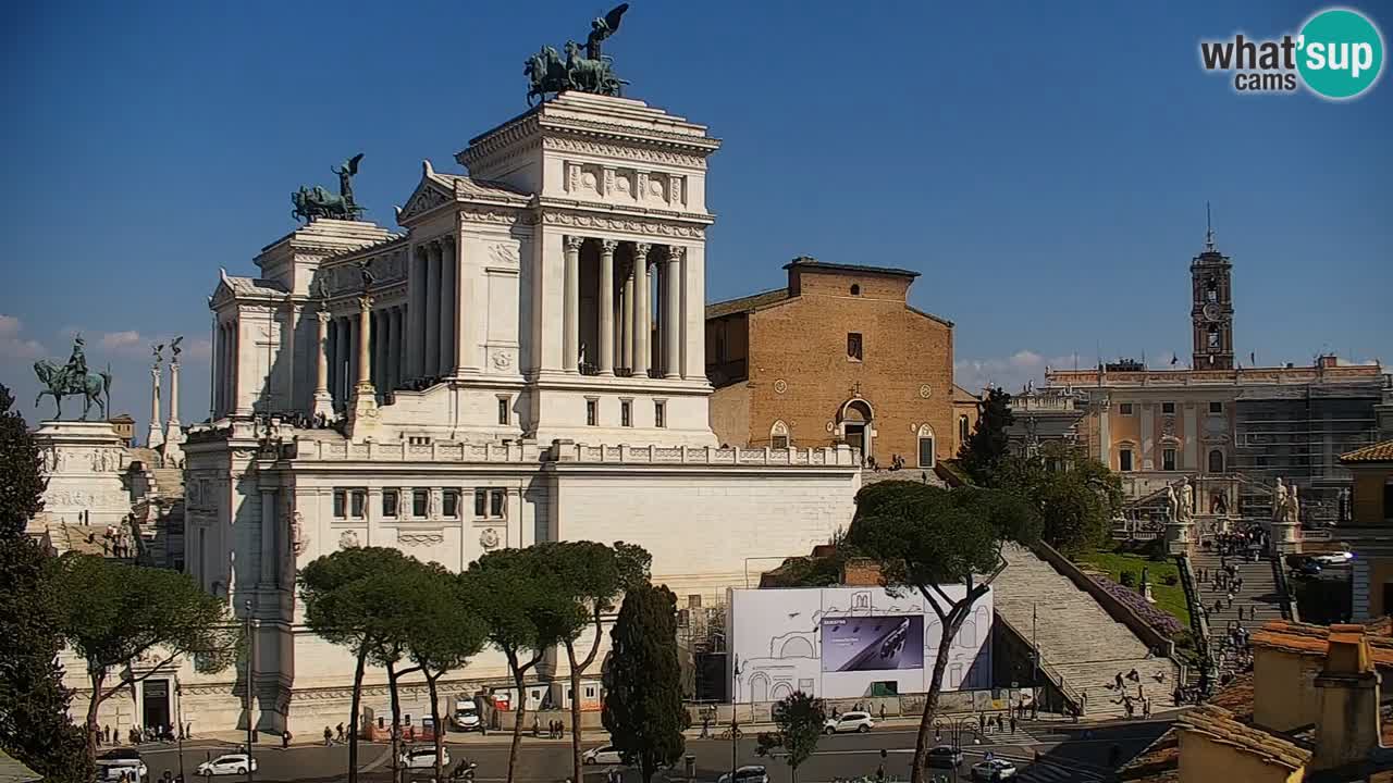 Rome Livecam – Vittoriano webcam – Autel de La Patrie