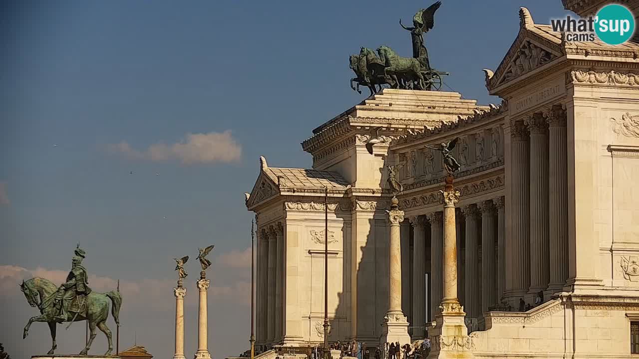 Rome Livecam – Vittoriano webcam – Altare della Patria