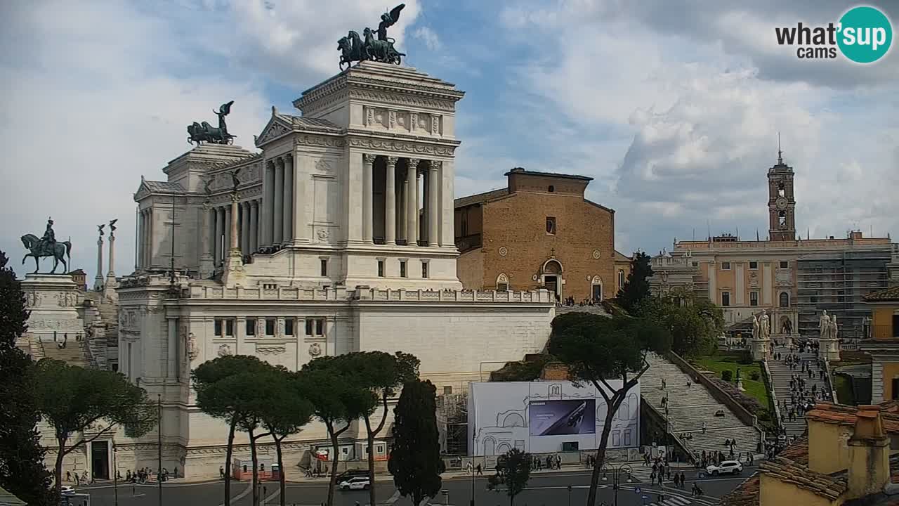 Rome Livecam – Vittoriano webcam – Autel de La Patrie