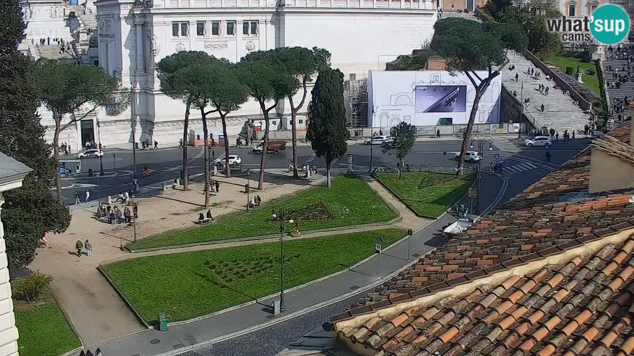 Rome Livecam – Vittoriano webcam – Autel de La Patrie