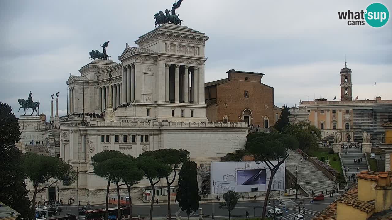 Rome Livecam – Vittoriano webcam – Altare della Patria
