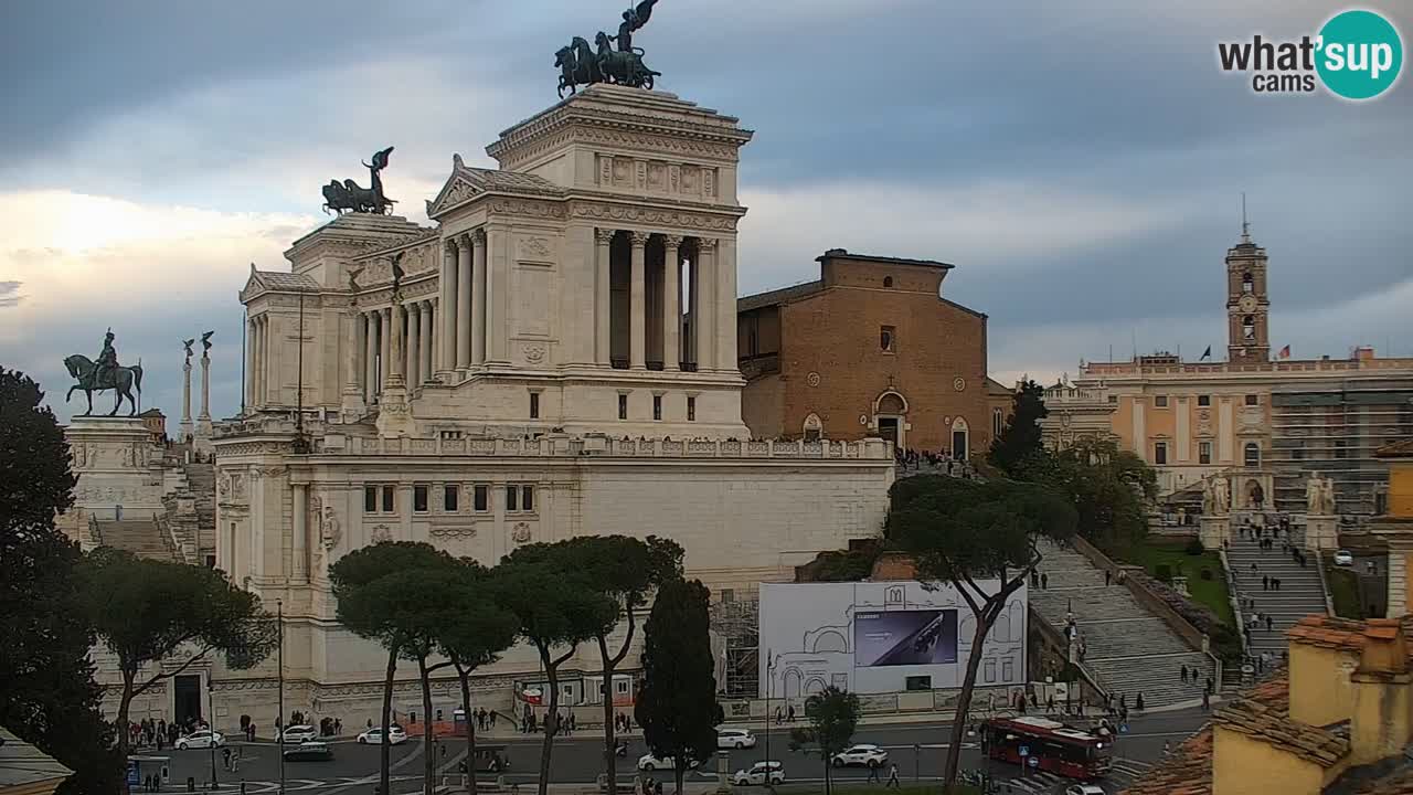 Rim Spletna kamera – Vittoriano – Oltar domovine