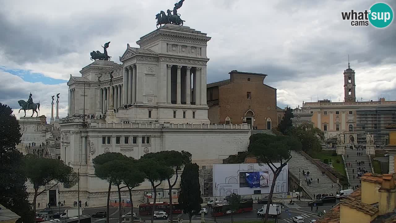 Roma Camera en vivo – Vittoriano webcam – Altare della Patria